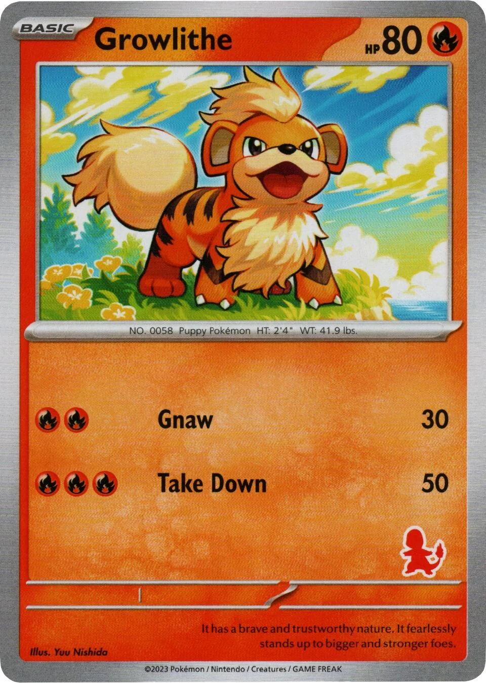 Growlithe 「FBC No. 007」「EN」